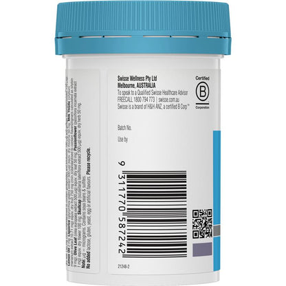 Swisse Ultivite Teenage Men's Multivitamin with B Vitamins, 60 Tablets