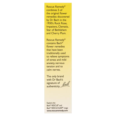 Bach® Rescue Remedy Spray 20ml – Natural Stress & Anxiety Relief, Vegan