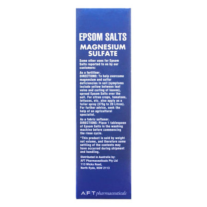 Sanofi Magnesium Sulfate Epsom Salts Bath Crystals 375g