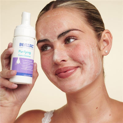 Benzac Purifying Foam Cleanser 130ml - Gentle Acne Control