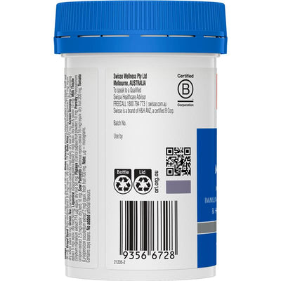 Swisse Ultivite Men’s Multivitamin 60 Tabs - B Vitamins, Zinc, Magnesium, Vit D