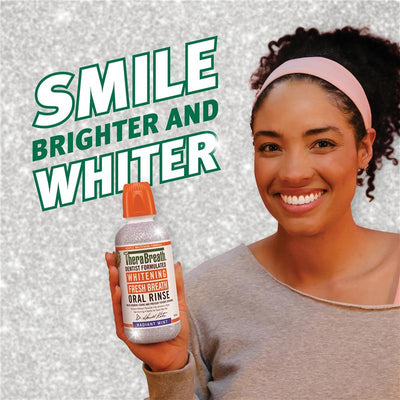 TheraBreath Whitening Oral Rinse - 473ml