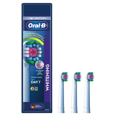 Oral-B Power Toothbrush Whitening Refills - 3 Pack