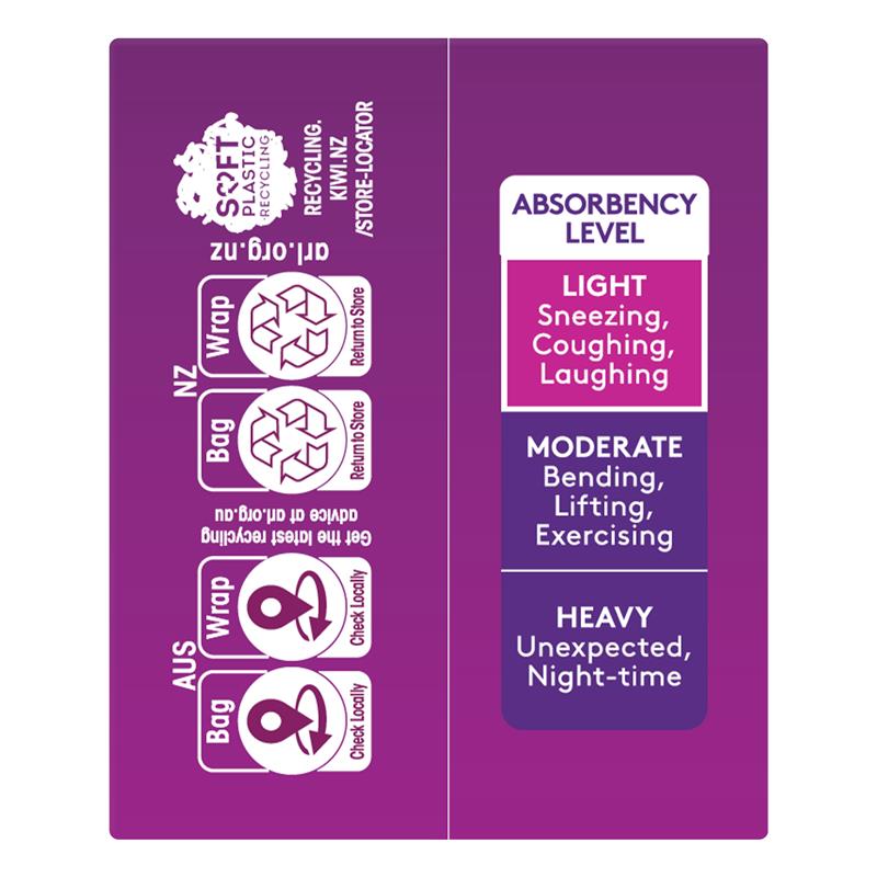 Poise Extra Light 3-in-1 Bladder Leak Liners - 30 Pads