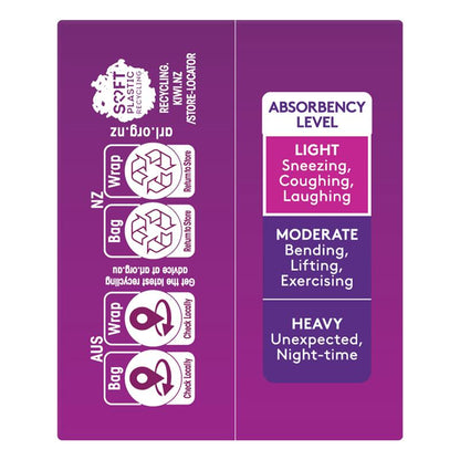 Poise Extra Light 3-in-1 Bladder Leak Liners - 30 Pads