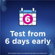 Clearblue Early Detection Pregnancy Test 7 Pack - Results 6 Days Early – view 3