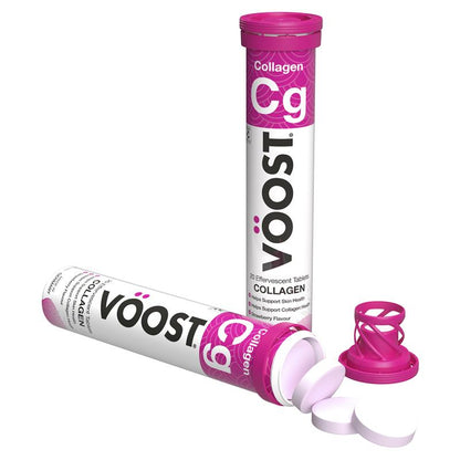 VOOST Marine Collagen Effervescent Tablets with Vitamin C - 20 Tablets