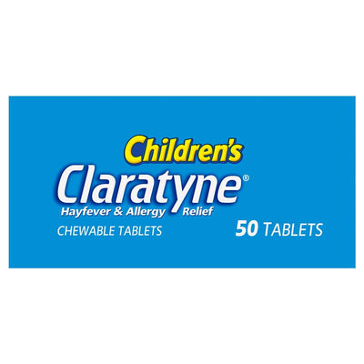Claratyne Children's Grape - 50 Chewable Tablets for Allergy Relief