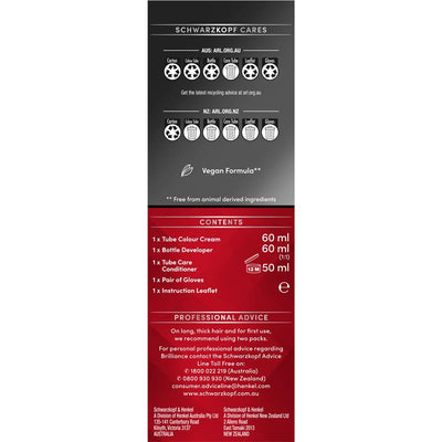 Schwarzkopf Brilliance 68 Chocolate Rush - Permanent Hair Color 60ml