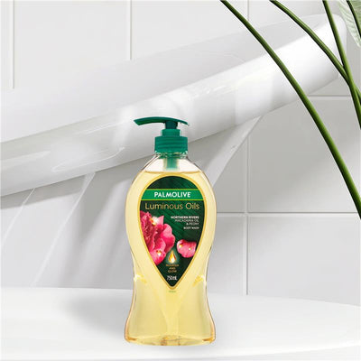 Palmolive Luminous Oils Macadamia & Peony Body Wash 750ml