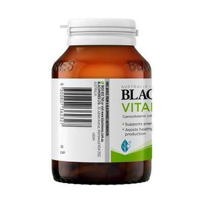 Blackmores Vitamin B12 100mcg Tablets – 150 Count for Energy Support