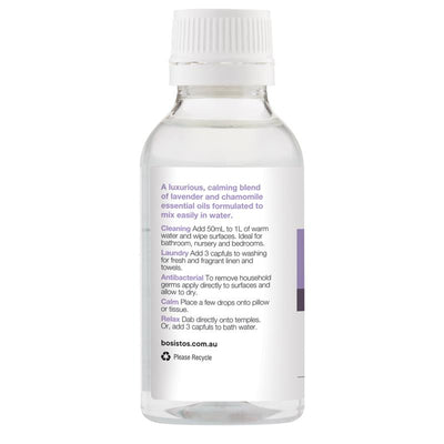 Bosisto's Calming Solution 100ml - Soothing Lavender & Chamomile