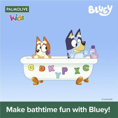 Palmolive Kids Bluey 3 in 1 Berrylicious Body Bath & Hair 1 Litre - Gentle & Fun