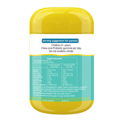 Nature's Way Kids Smart Vita Gummies Probiotic + Prebiotic - 50 Pastilles