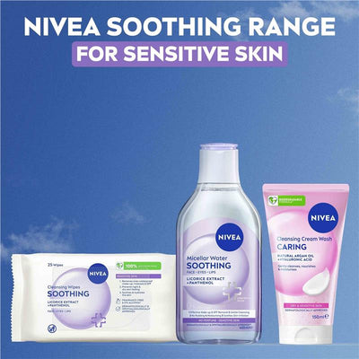 NIVEA Daily Essentials Sensitive Caring Micellar Water 400ml for Gentle Cleansing