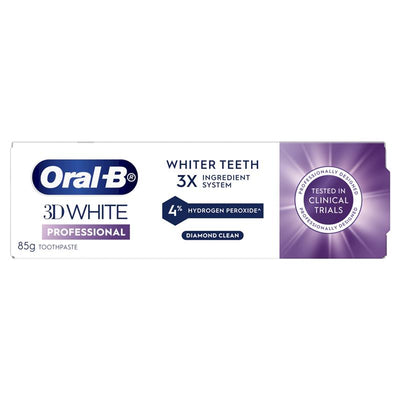 Oral-B 3D White Professional Diamond Clean Toothpaste - 85g