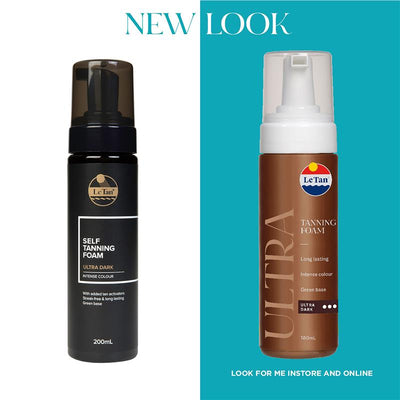 Le Tan Classic Tan Self Tanning Foam Ultra Dark 180ml - Achieve a Deep, Bronzed Glow