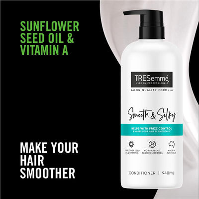 Tresemme Smooth & Silky Conditioner 940ml - For Luxuriously Soft Hair