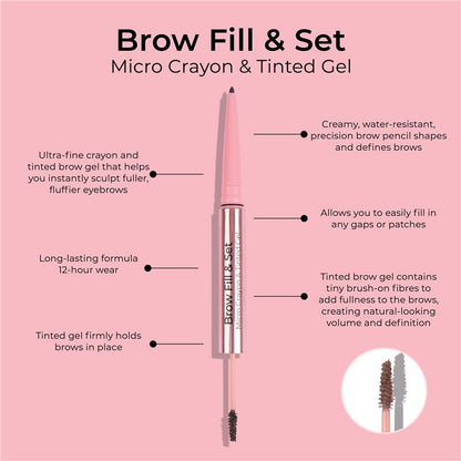 MCoBeauty Brow Fill & Set Light/Medium New