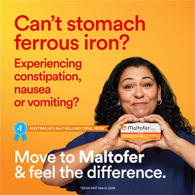 Maltofer Iron Supplement 100mg Polymaltose - 30 Tablets