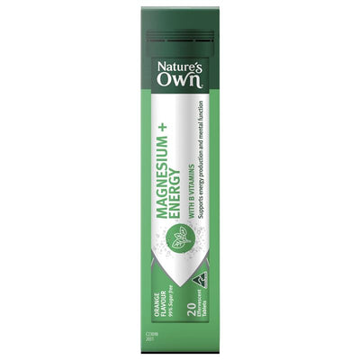 Nature's Own Magnesium + Energy Effervescent - 60 Tablets