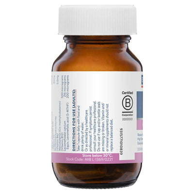 Ethical Nutrients Mega Iron with B Vitamins, High Absorption, 30 Vegan Capsules
