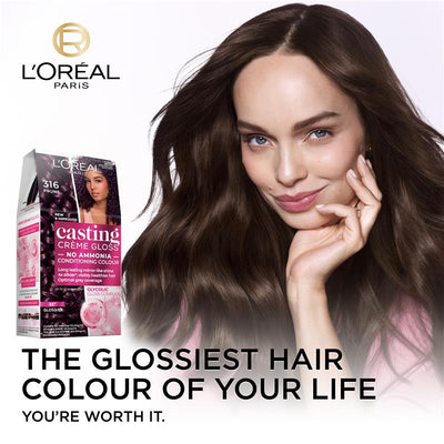 L'Oreal Paris Casting Creme Gloss - 316 Plum (Ammonia Free) - 1 Unit