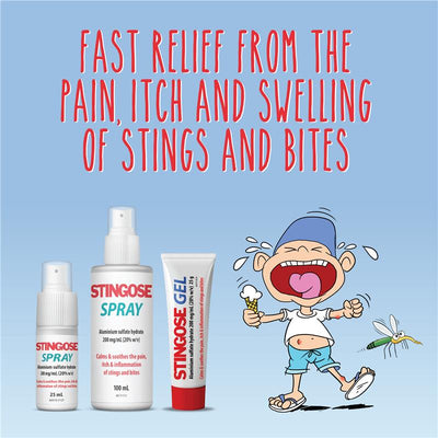 Stingose Gel for Insect Bites & Stings - 25g First Aid Relief