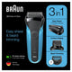 Braun Series 3 310BT Wet/Dry Electric Shaver & Beard Trimmer for Men – view 3