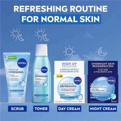 NIVEA Daily Essentials Gentle Refreshing Face Scrub 150ml - Exfoliate & Refresh