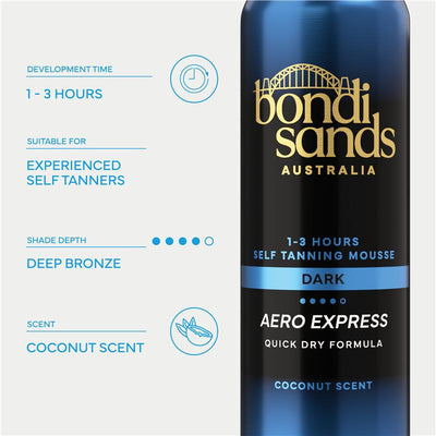 Bondi Sands Aero 1 Hour Express Tan 225ml - Achieve a Natural Glow