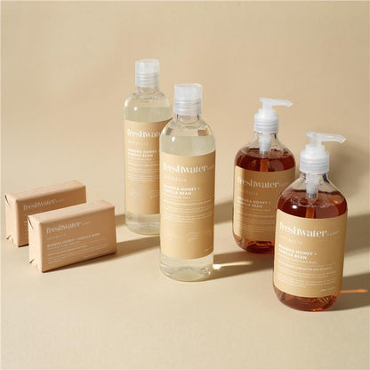 Freshwater Farm Manuka Honey & Vanilla Body Bar 200g | Organic Shea & Olive Soap