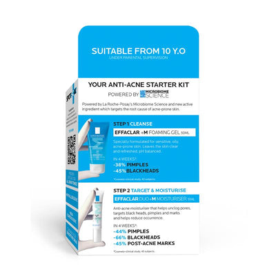 La Roche Posay Effaclar M Anti Acne Starter Kit - 2-Week Supply