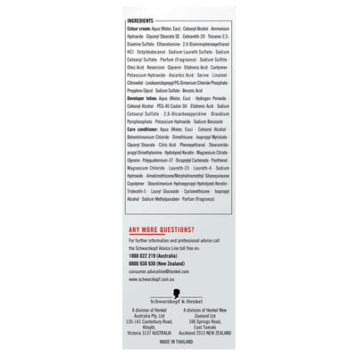 Schwarzkopf Live Colour Permanent Blue Black Hair Dye - 50ml
