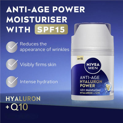 NIVEA MEN Active Age Moisturising Cream with SPF 15 - 50ml