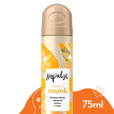 Impulse Merely Musk Women's Aerosol Body Spray Deodorant 75ml