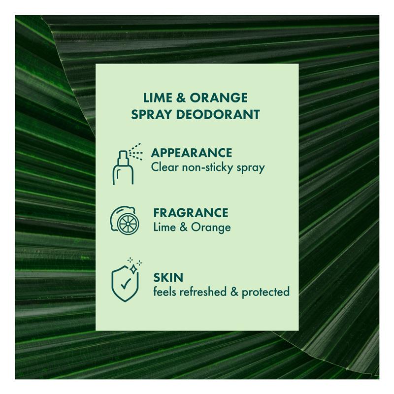 Akin Lime & Orange Natural Deodorant Spray 150ml