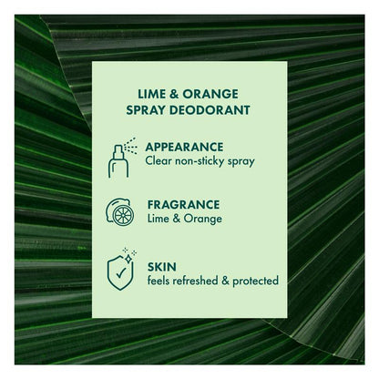 Akin Lime & Orange Natural Deodorant Spray 150ml