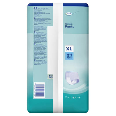 TENA ProSkin XL Incontinence Pants Plus - 12 Pants , Unisex, High Absorbency