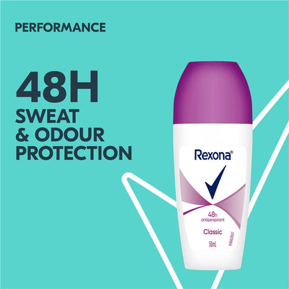 Rexona Women Classic 48-Hour Roll-On Antiperspirant Deodorant 50ml