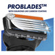 Gillette Fusion Proglide Razor + 2 Blade Refills – view 3 - Auzzistore