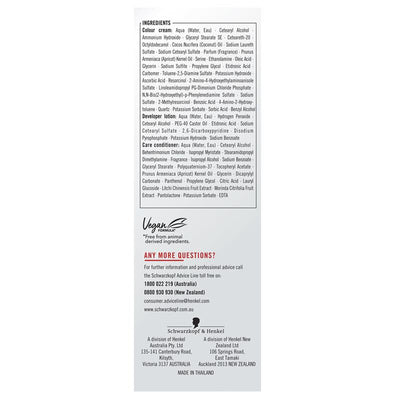 Schwarzkopf Live Colour Permanent Silver Storm Hair Dye - 1 Pack