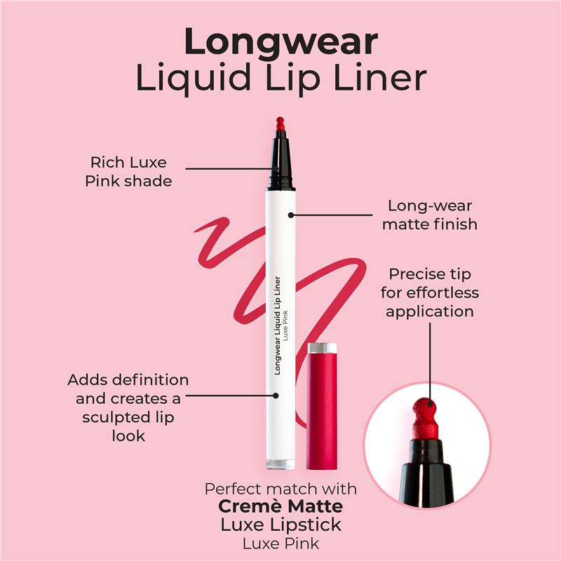 MCoBeauty Liquid Lip Liner Luxe Pink