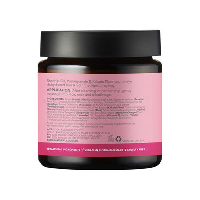 Sukin Rosehip Hydrating Day Cream 120ml - Natural Anti-Aging Moisturizer