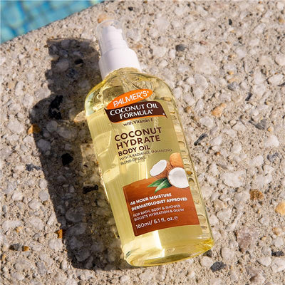 Palmer's Coconut Oil Body Oil 150ml - Lightweight Hydration for Youthful Skin