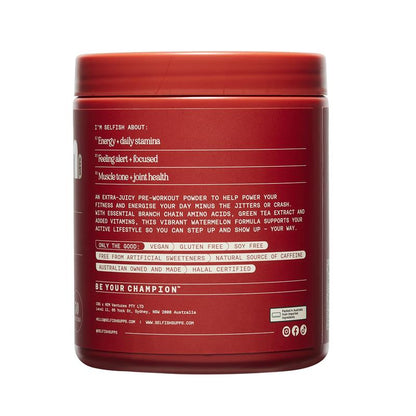 Selfish I Want Energy Juicy Watermelon Flavour Pre-Workout 240g