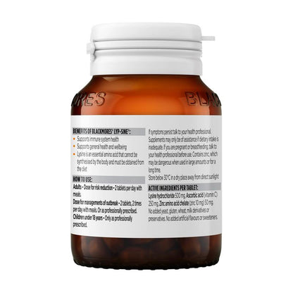 Blackmores Lysine Tablets 30 Count – Cold Sore Relief & Immune Support