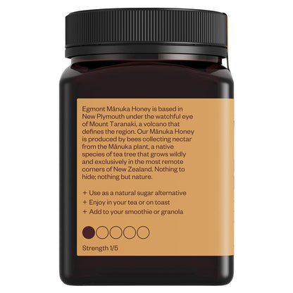 Egmont Manuka Honey MGO 50+ Multifloral, 1kg - Raw NZ