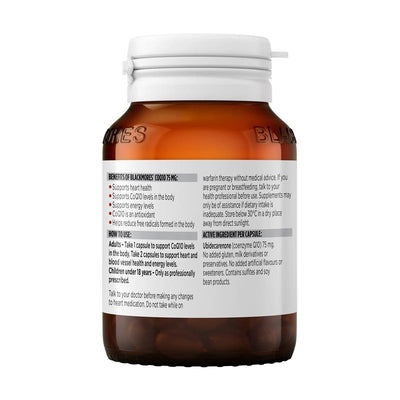 Blackmores CoQ10 75mg - 90 Capsules for Heart Health & Energy