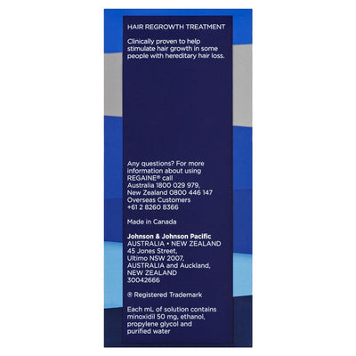 Regaine Men's Extra Strength Minoxidil Hair Regrowth Treatment 4 x 60mL